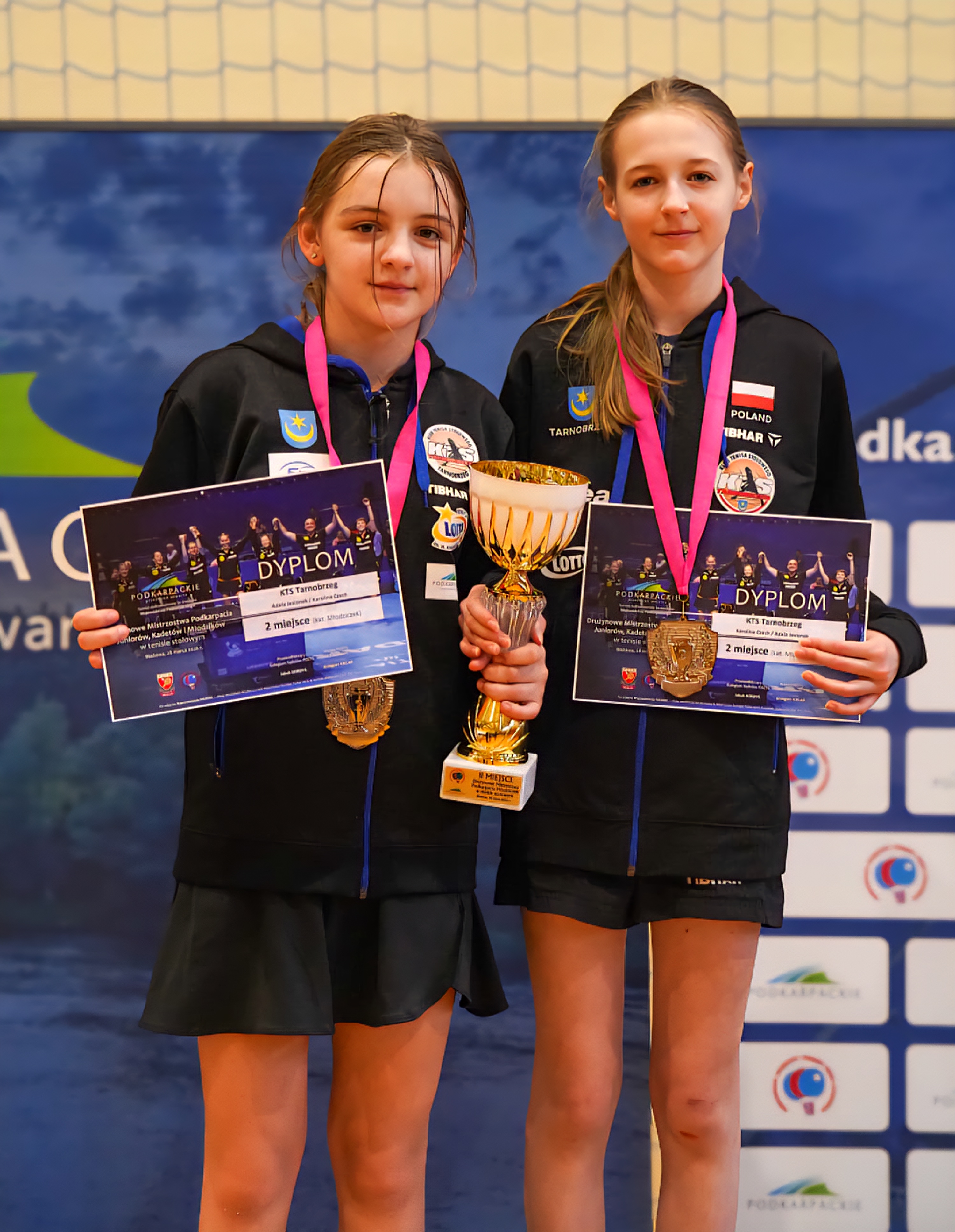 Srebrny medal zawodniczek KTS Enea Siarkopol Tarnobrzeg w Drużynowych Mistrzostwach Podkarpacia