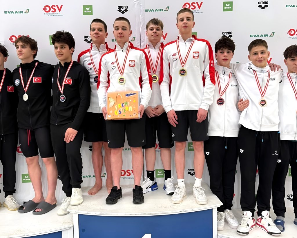 Złoty medal Alberta Borkowskiego na zawodach Multinations Youth Swim Meet 2026