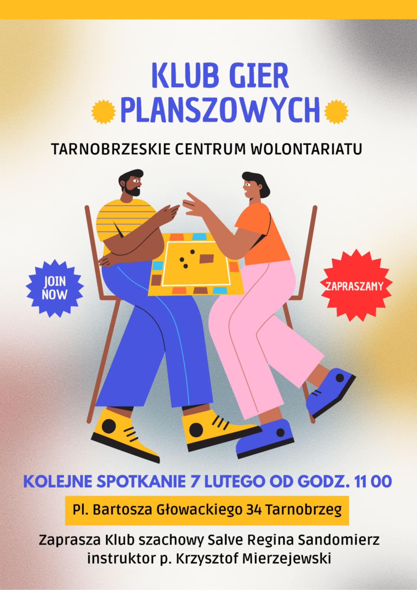 Klub Gier Planszowych w Tarnobrzeskim Centrum Wolontariatu