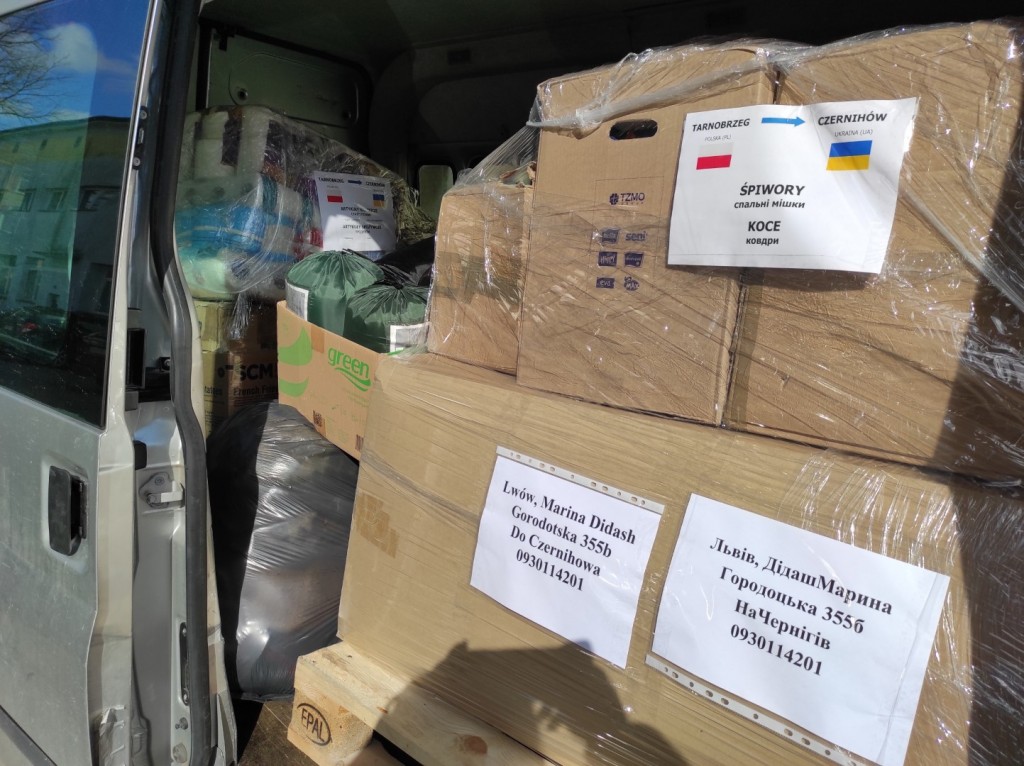 Z Tarnobrzega wyruszył transport darów dla Czernihowa.