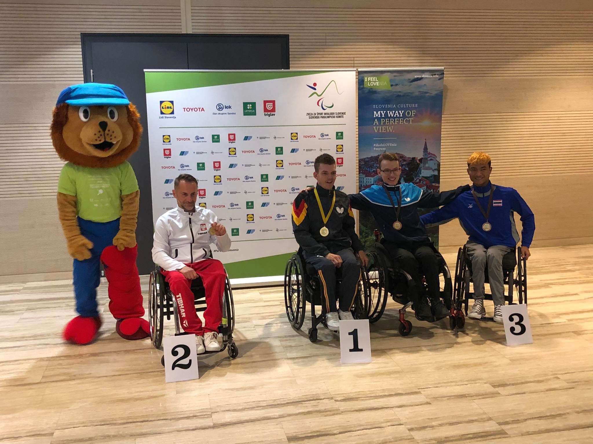 Sukces Maciej Nalepki zawodnika IKS JEZIORO Tarnobrzeg w ITTF Slovenia Para Open 2022