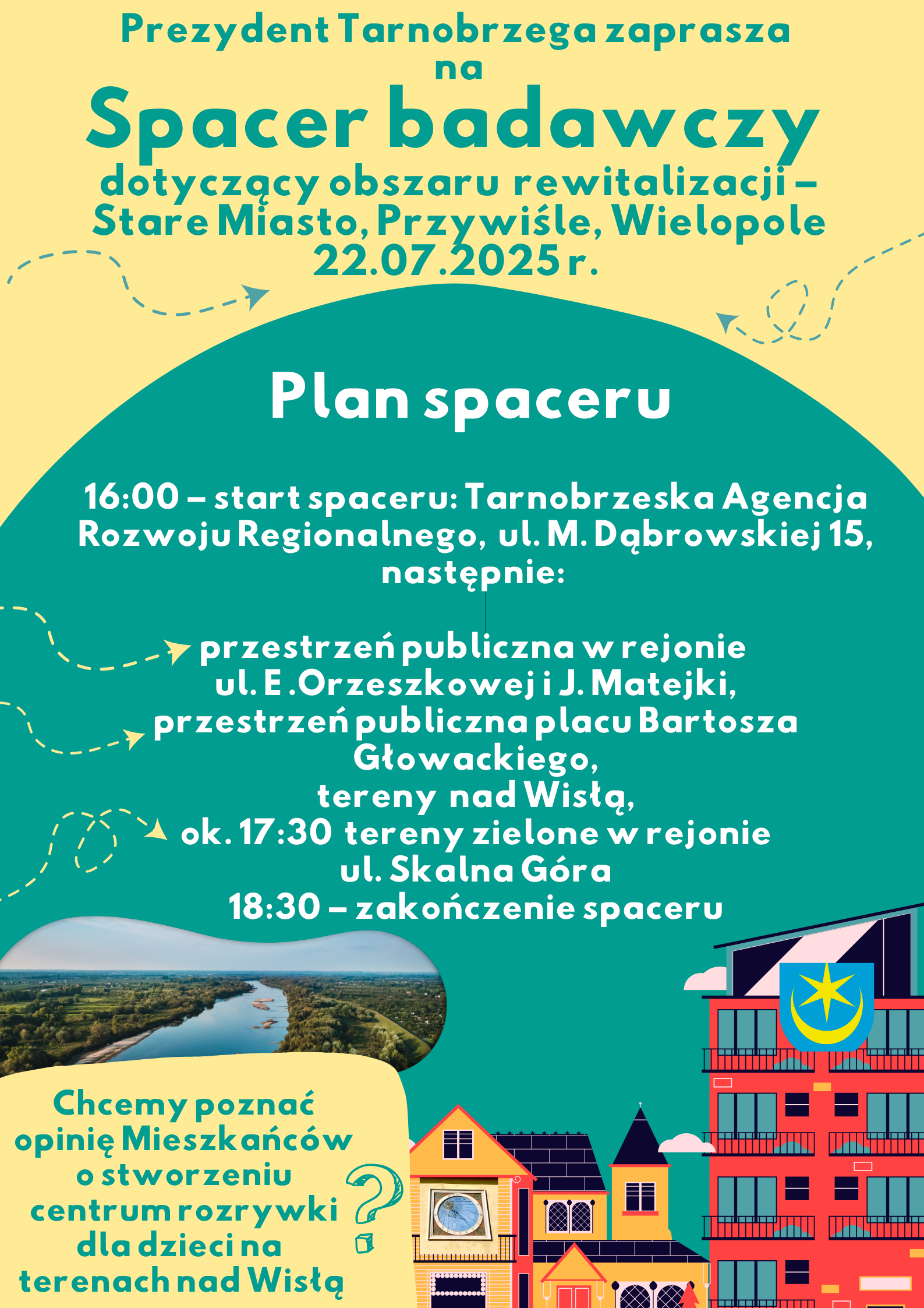 Spacer badawczy - obszar rewitalizacji Stare Miasto, Przywiśle, Wielopole