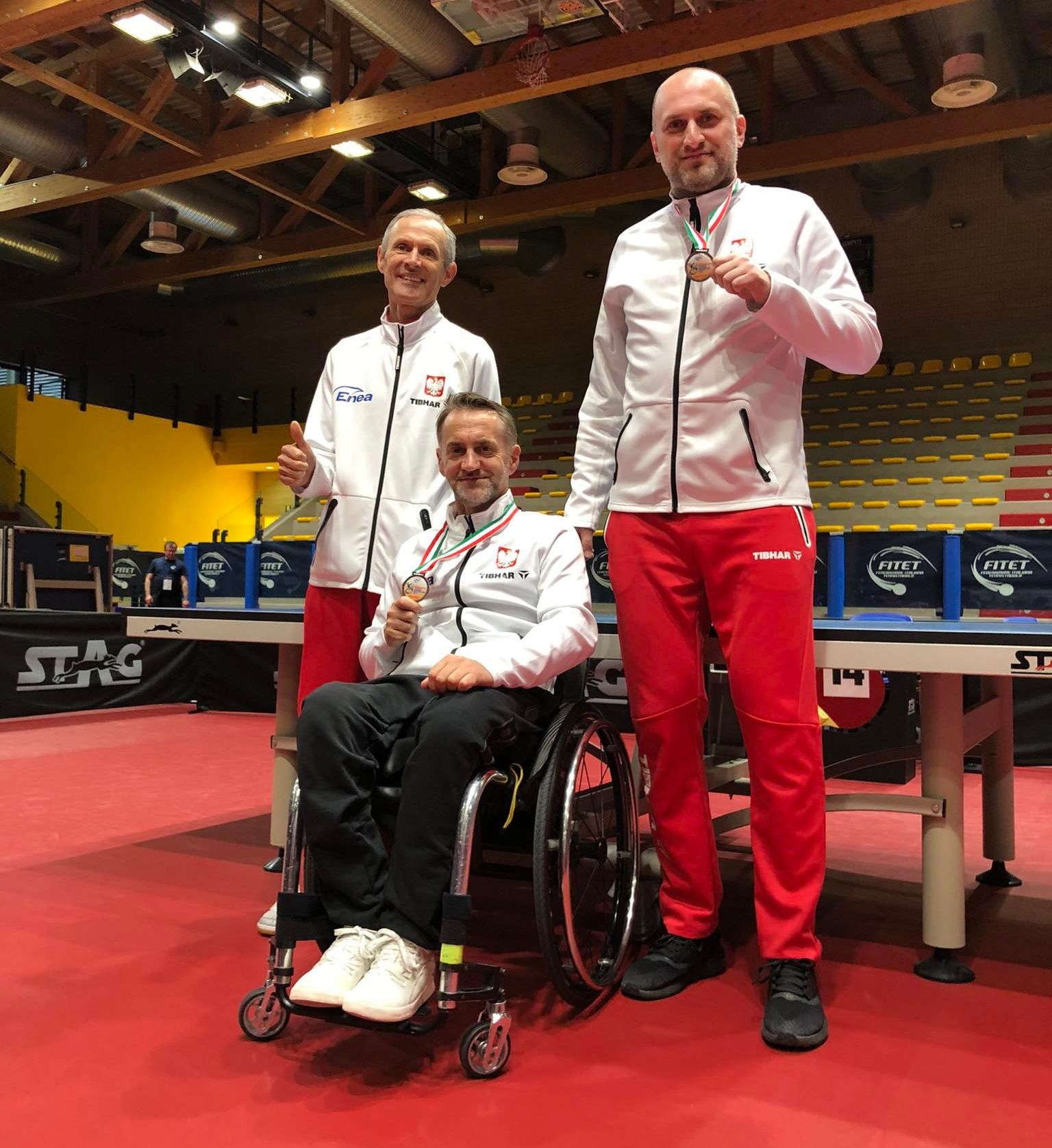 Paweł Włodyka i Maciej Nalepka zawodnicy IKS JEZIORO Tarnobrzeg na podium we Włoszech