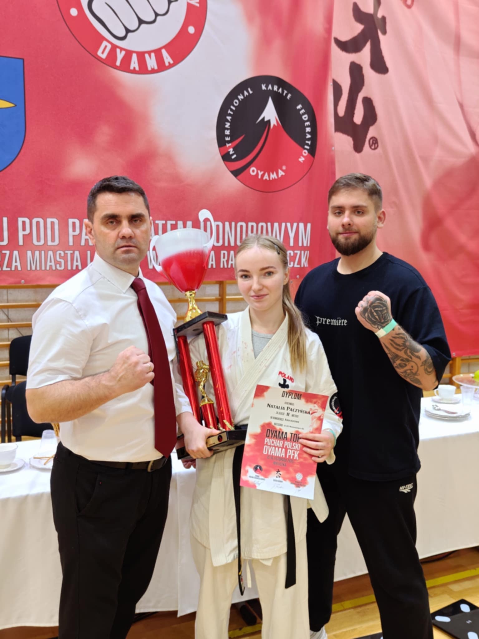 Sukcesy zawodników Tarnobrzeskiego Klubu Oyama Karate na Pucharze Polski OYAMA TOP