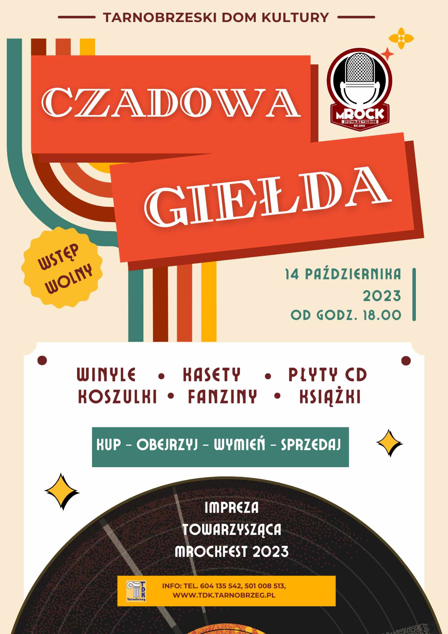 Kolejna Czadowa Giełda już 14 października w TDK-u