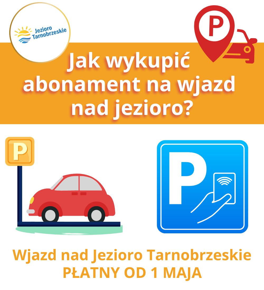 Abonament dla mieszkańca na wjazd na tereny nad Jeziorem Tarnobrzeskim – 2025