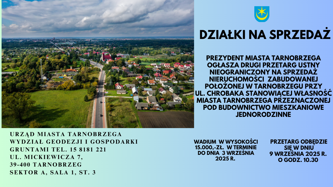 Działki na sprzedaż - Tarnobrzeg