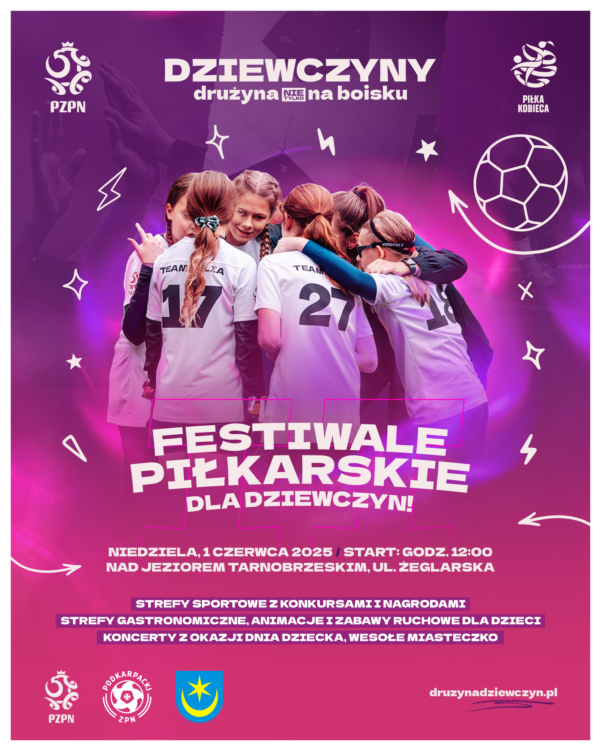 Festiwale piłkarskie dla dziewczyn
