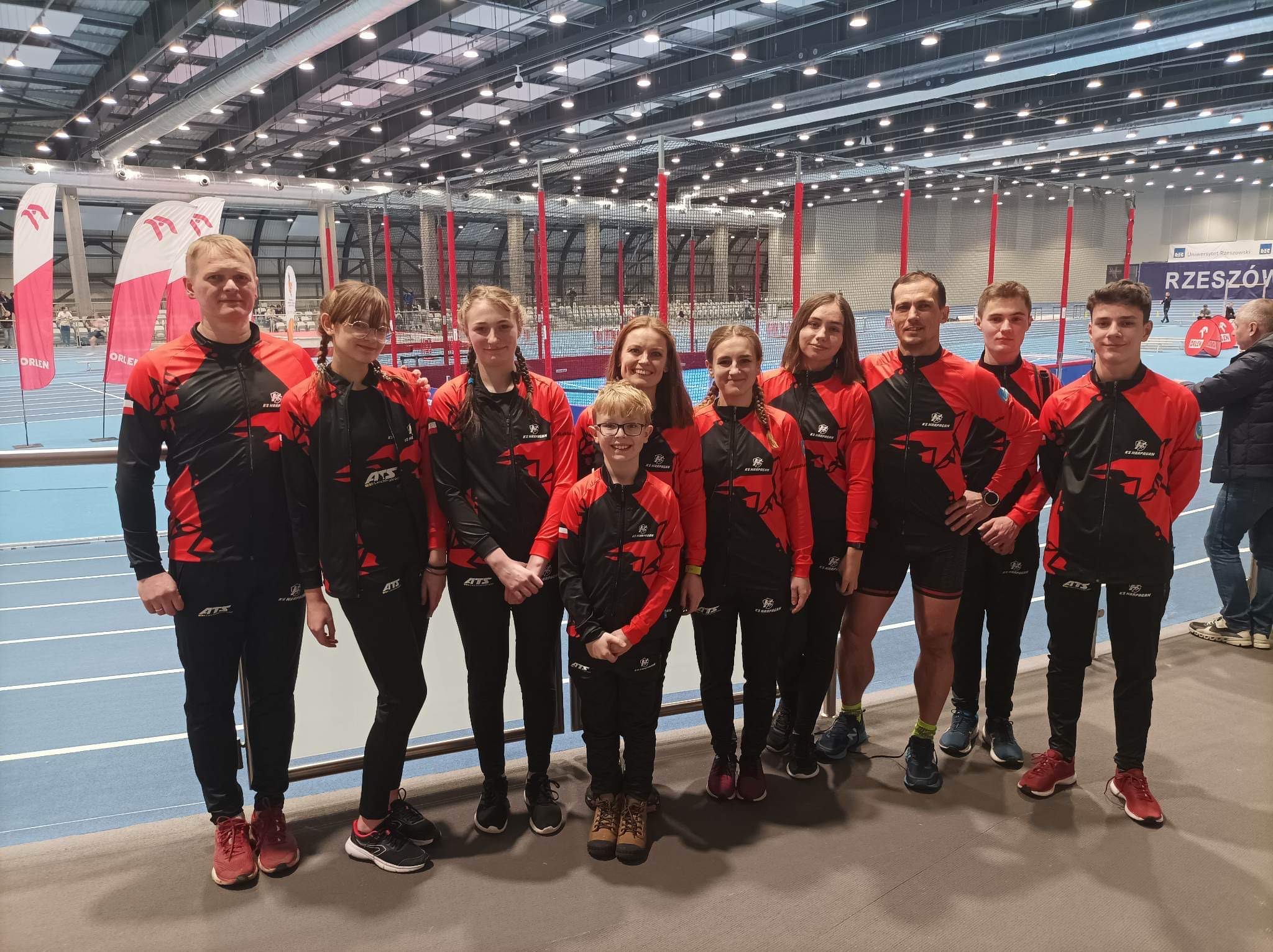 Klub Sportowy Harpagan Tarnobrzeg na I Ogólnopolskim Halowym Mityngu POZLA w Rzeszowie