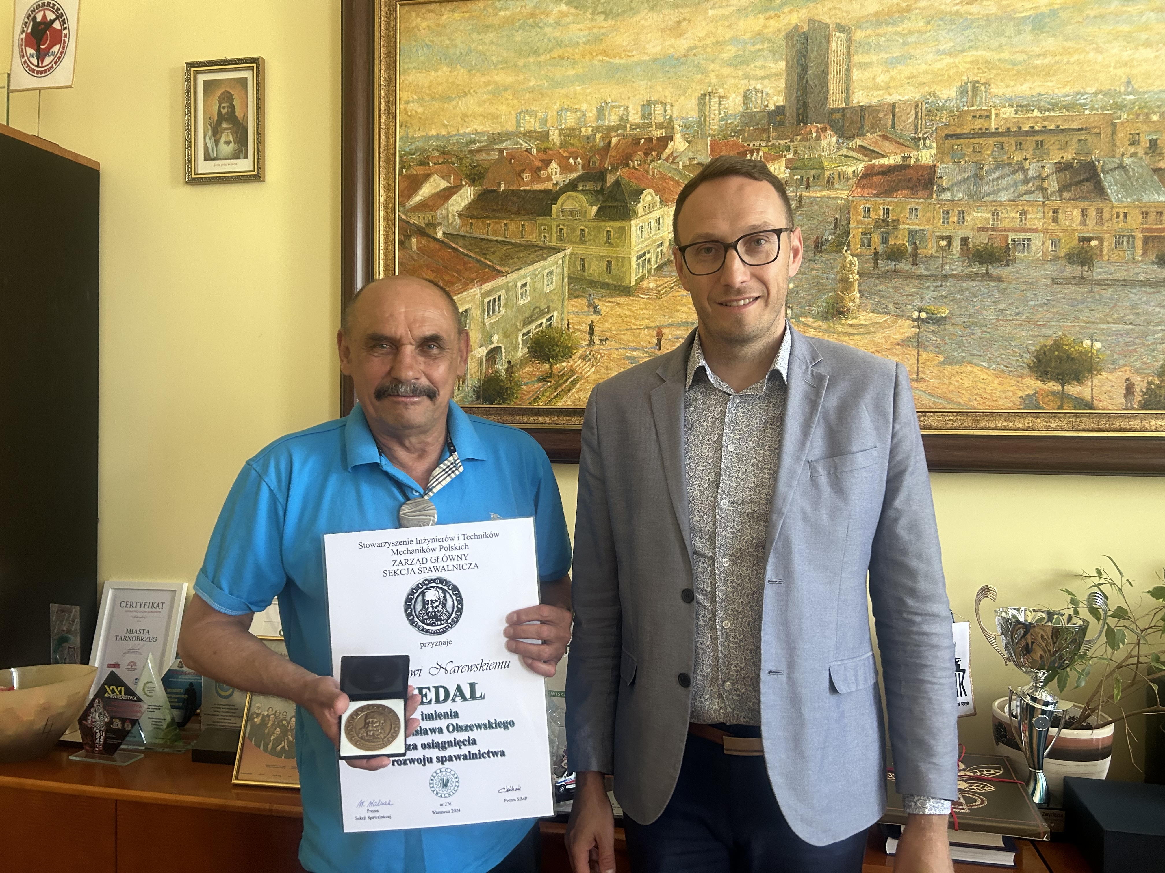 Leszek Narewski, nauczyciel w Centrum Kształcenia Zawodowego w Tarnobrzegu, wśród najlepszych spawalników!