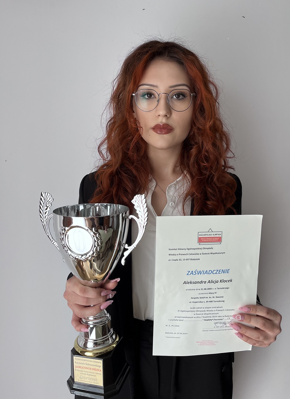 Tarnobrzeska uczennica laureatką olimpiady