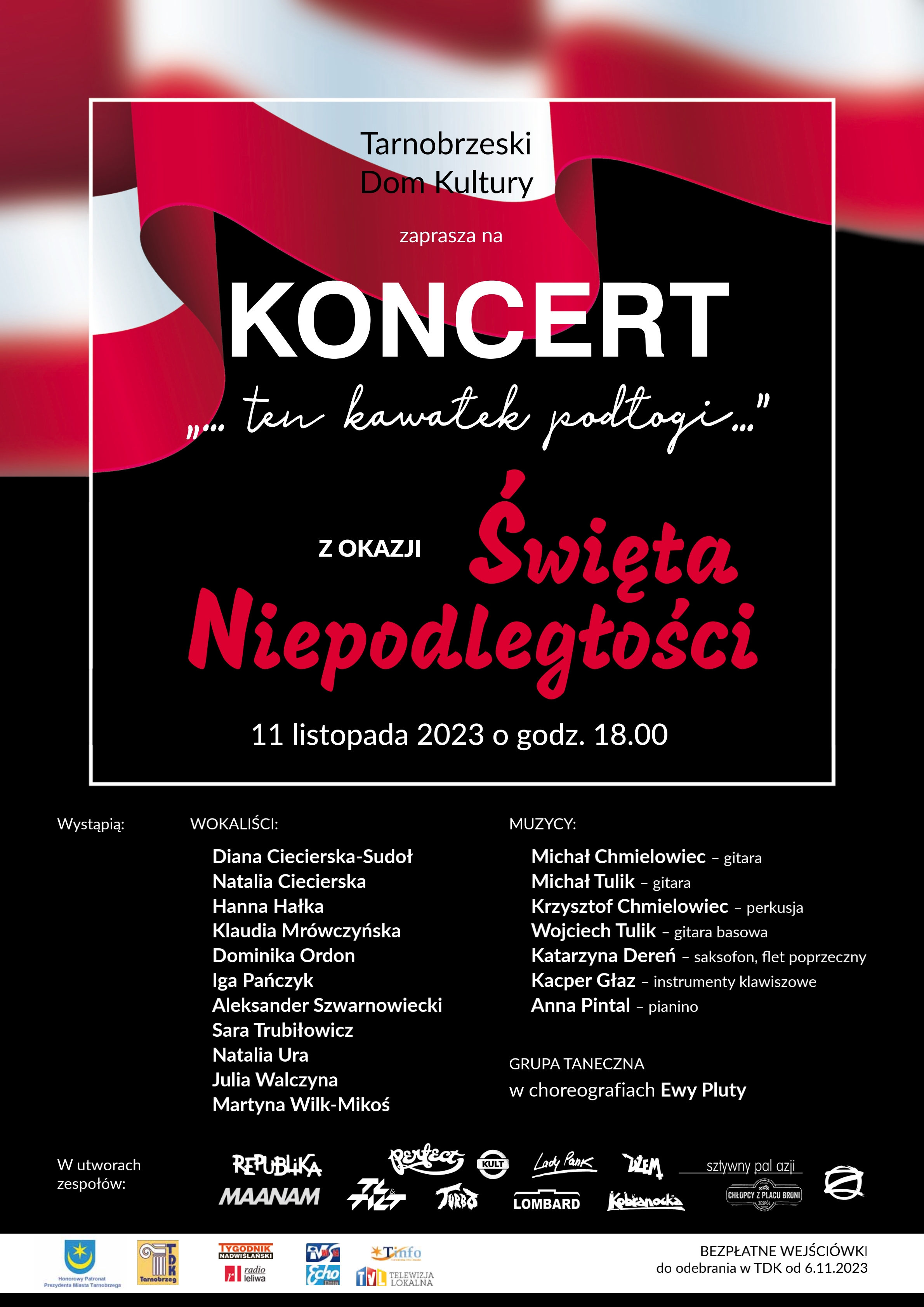Święto Niepodległości na rockowo - TDK zaprasza na wyjątkowy koncert