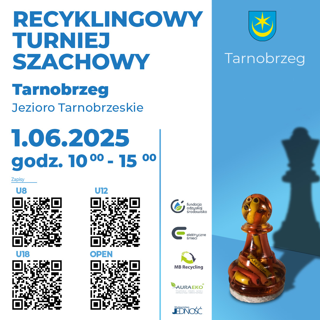 Recyklingowy Turniej Szachowy w Tarnobrzegu