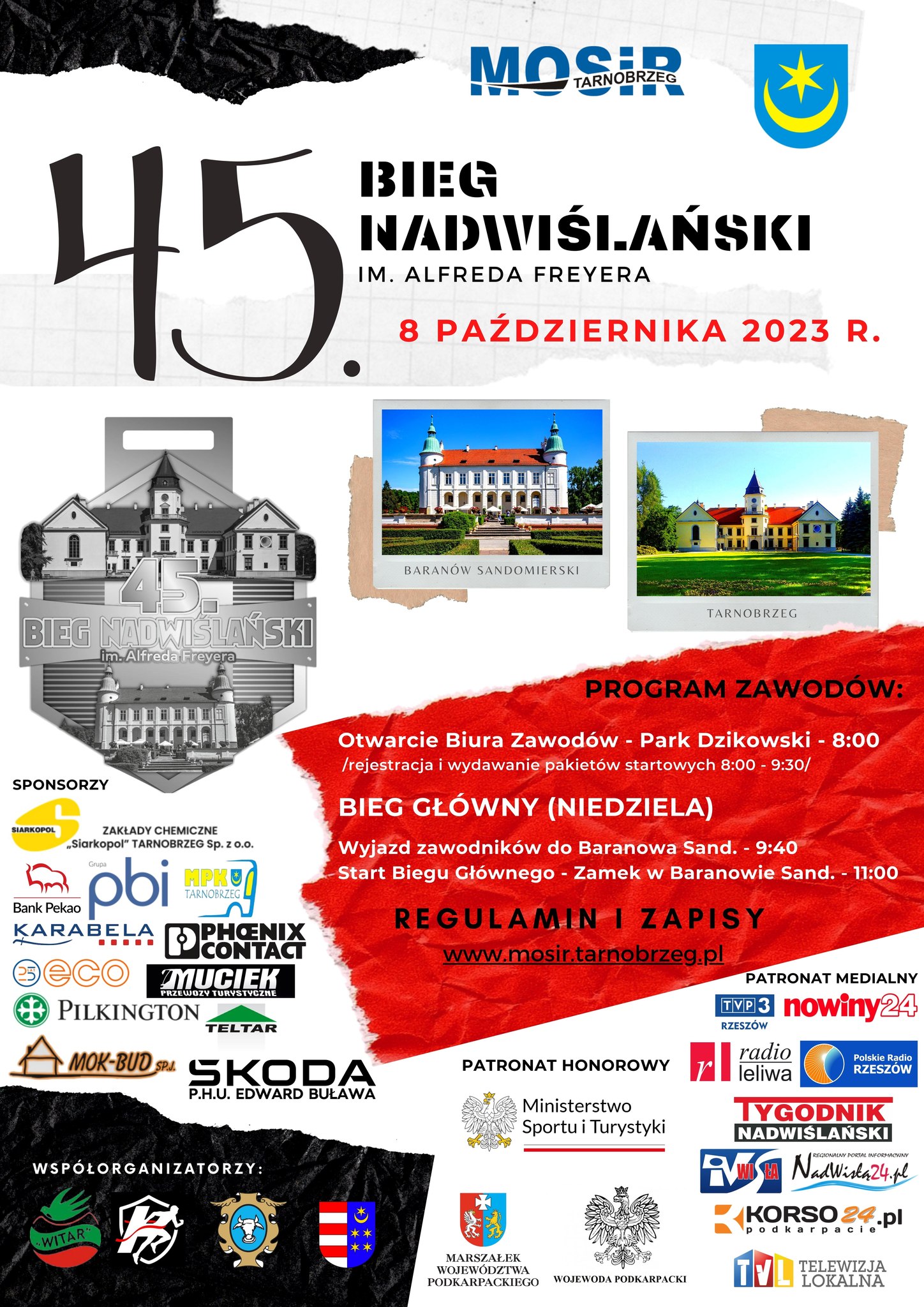 45. Bieg Nadwiślański im. Alfreda Freyera w Tarnobrzegu