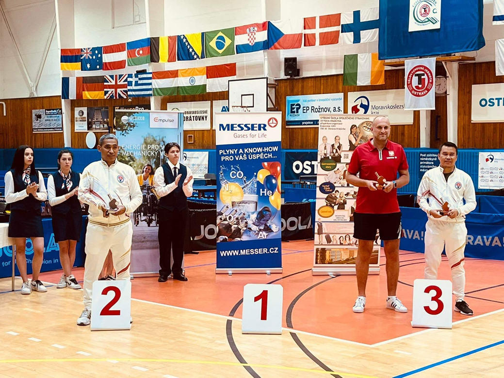 Paweł Włodyka wraca z brązem z ITTF Czech Para Open 2022