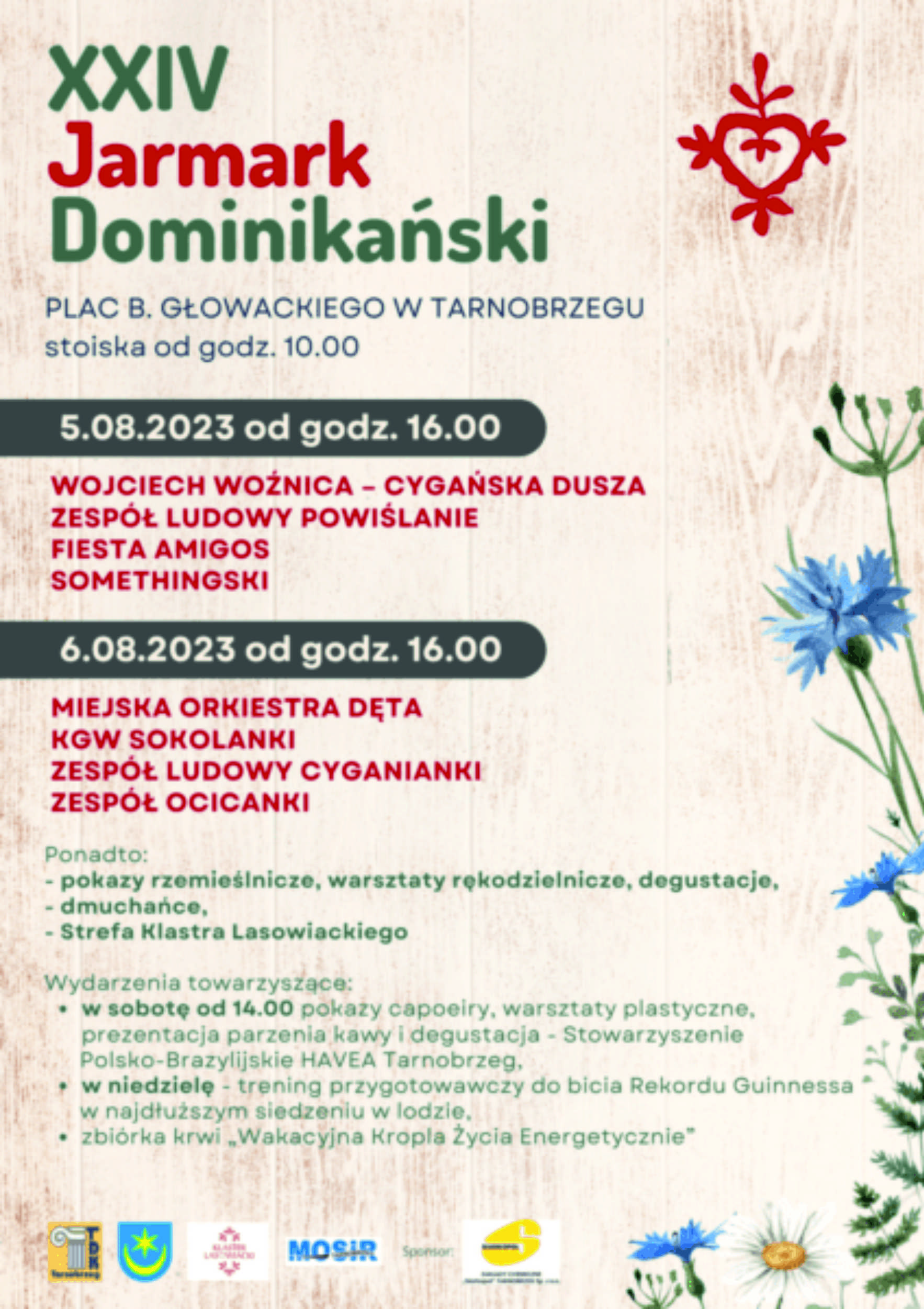 Jarmark Dominikański w Tarnobrzegu już 5 i 6 sierpnia