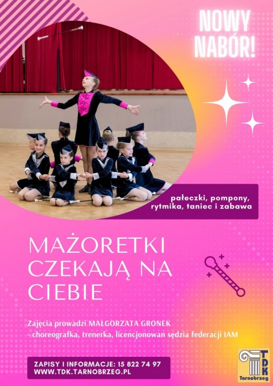 Mażoretki czekają na ciebie – nowy nabór w TDK-u