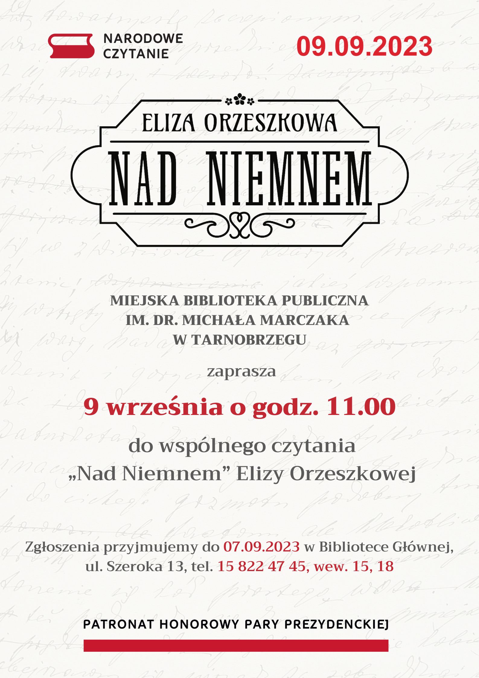 Narodowe Czytanie w Tarnobrzegu