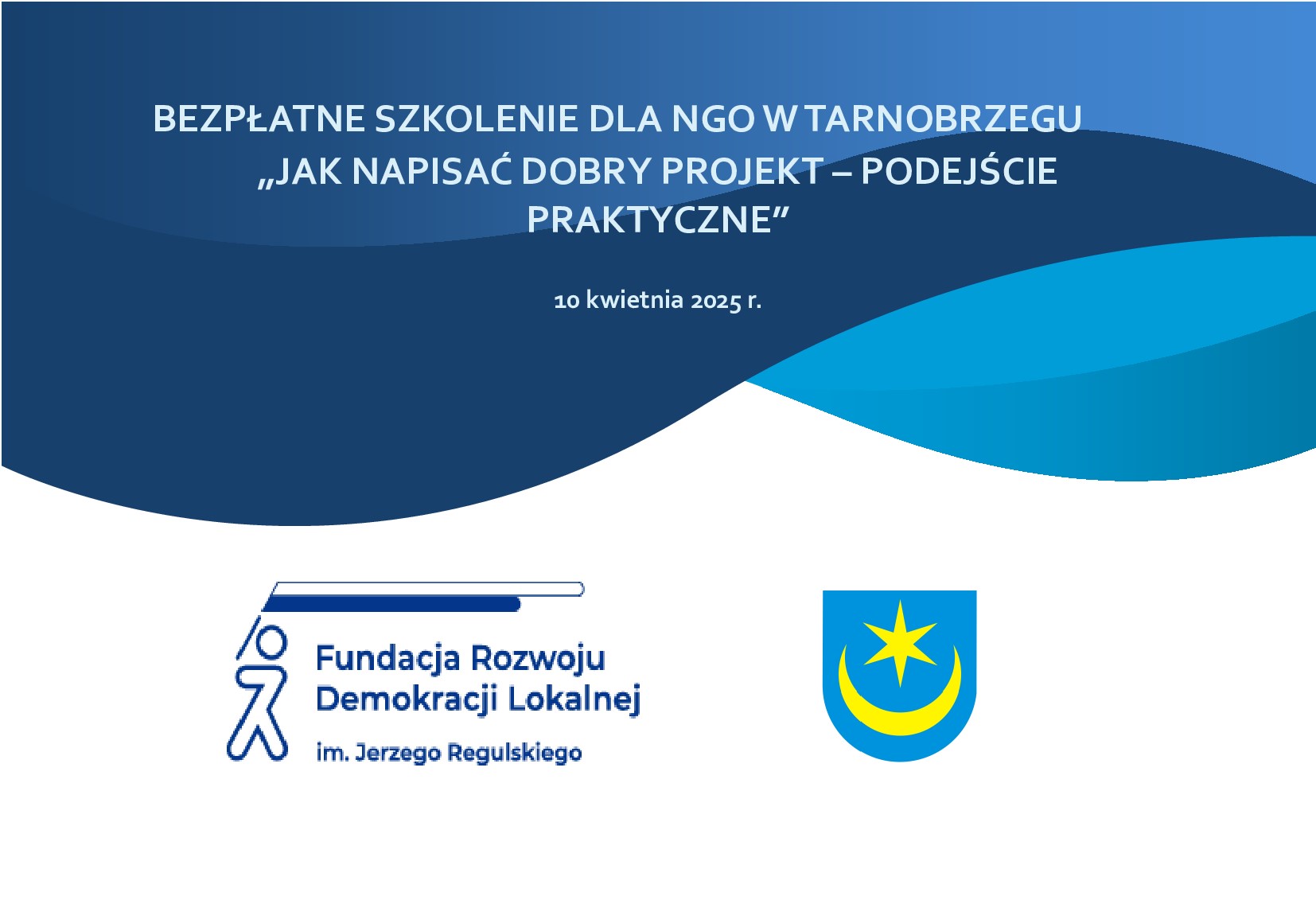 Zapraszamy na bezpłatne szkolenie dla NGO „Jak napisać dobry projekt – podejście praktyczne”