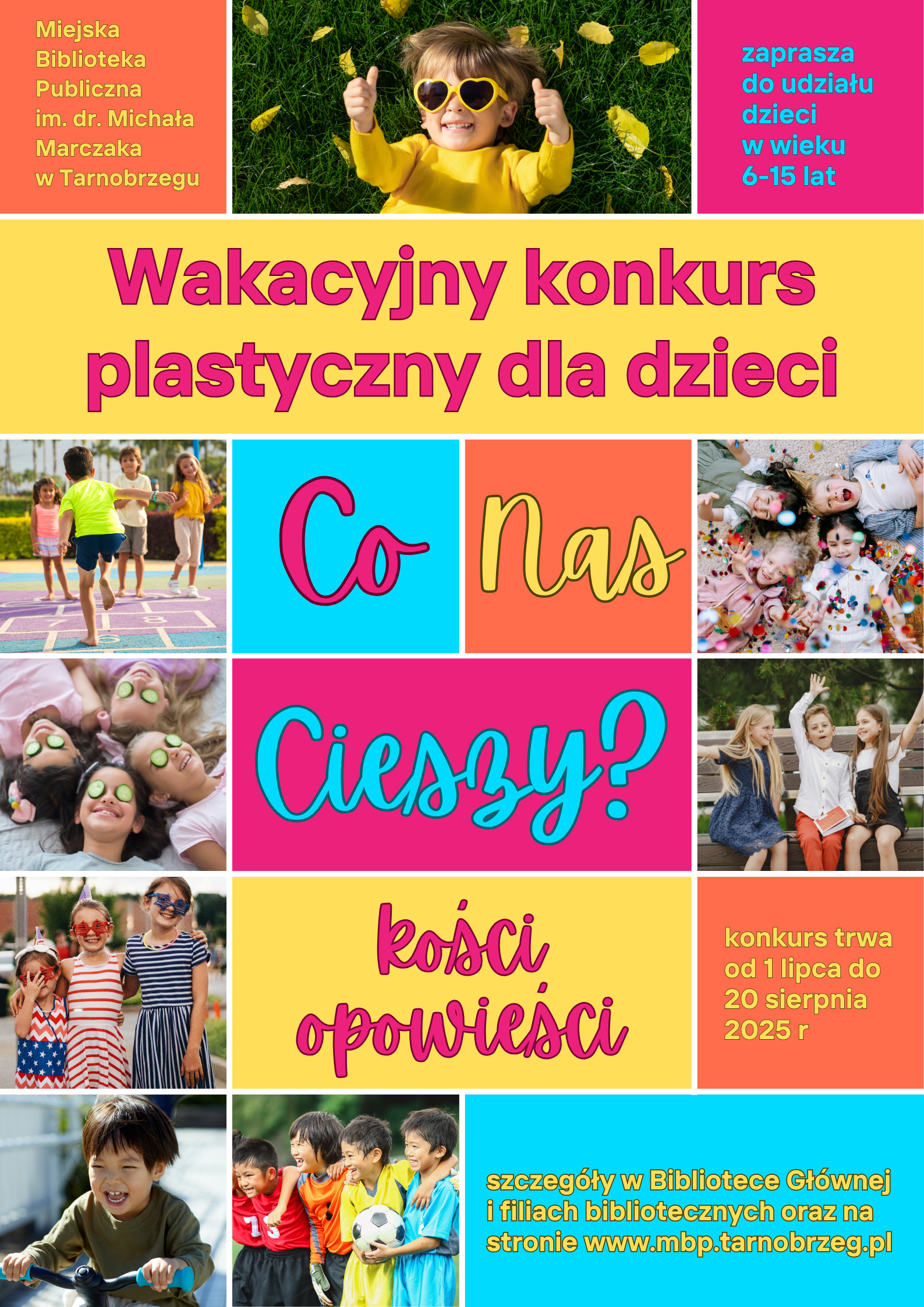 Wakacyjny konkurs plastyczny „Co nas cieszy? – kości opowieści”