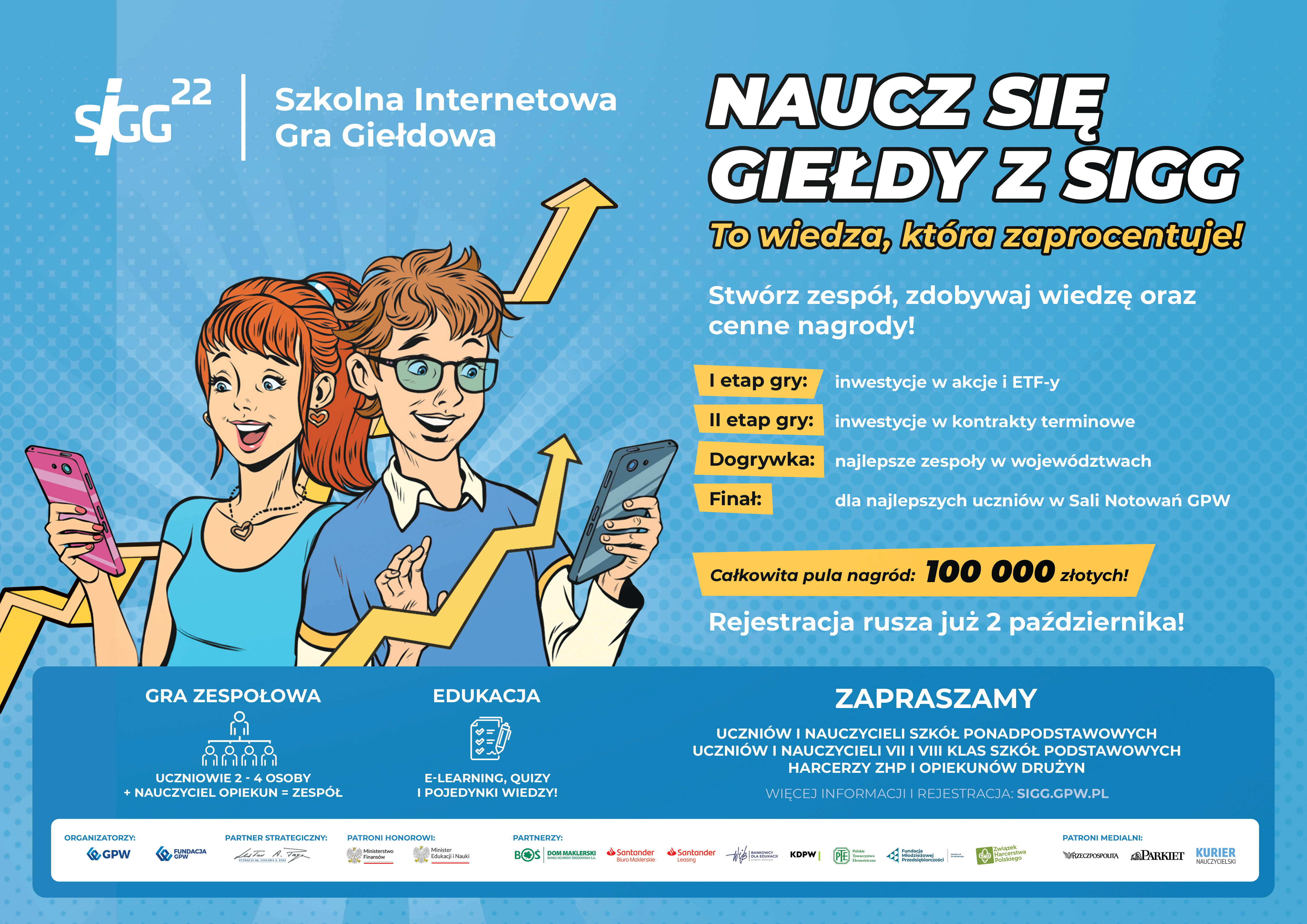 Ruszyła 22. edycja Szkolnej Internetowej Gry Giełdowej