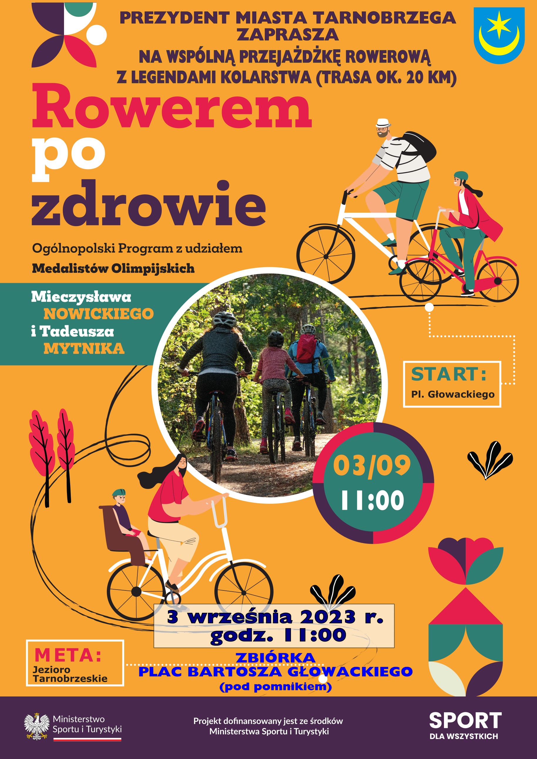 Rowerem po zdrowie w Tarnobrzegu