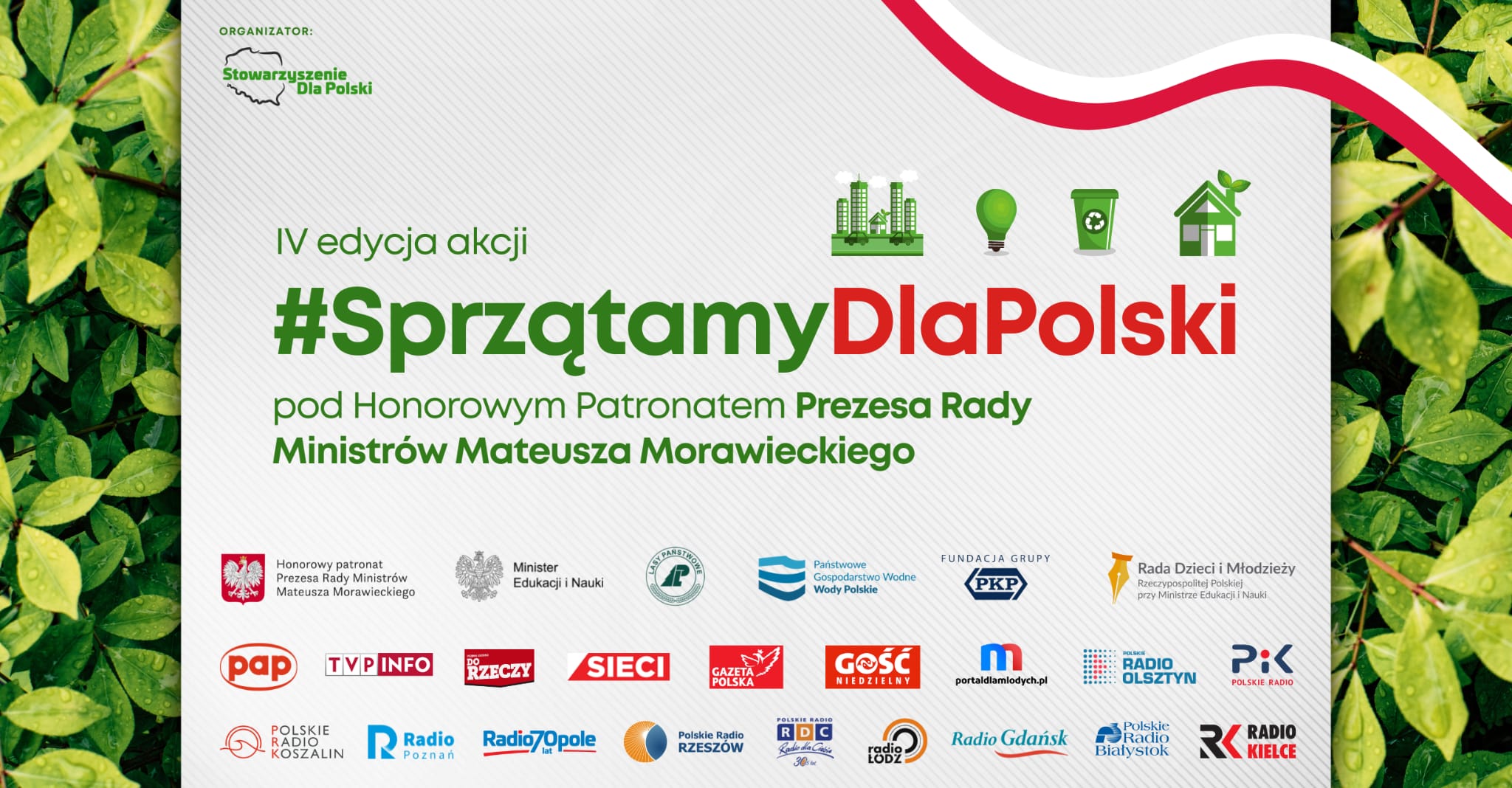 Uczniowie ZS2 w Tarnobrzegu sprzątali miasto w ramach akcji #SprzątamyDlaPolski