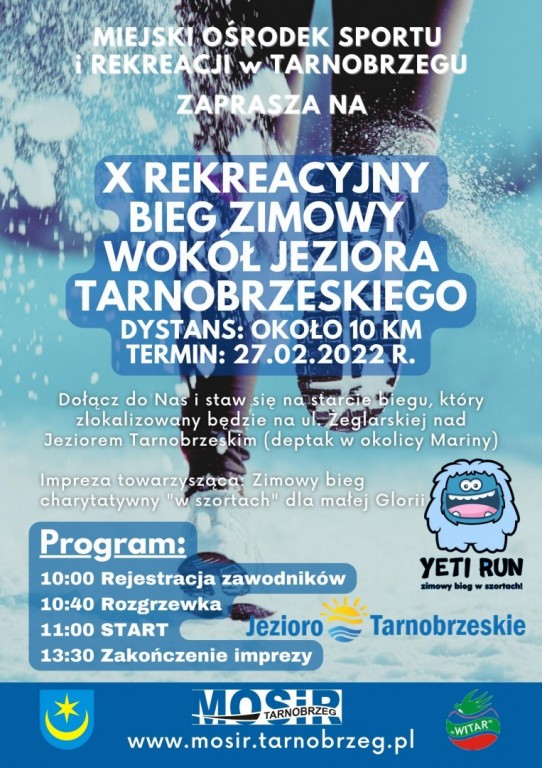 X Bieg Zimowy wokół Jeziora Tarnobrzeskiego