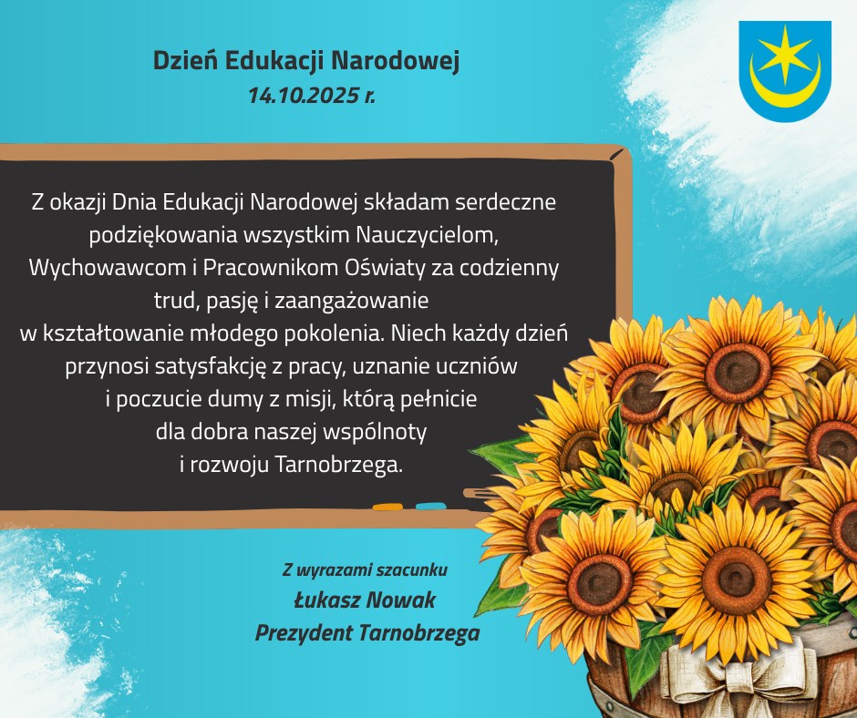 Wszelkiej pomyślności dla Nauczycieli, Wychowawców i Pracowników Oświaty!